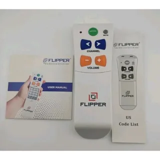 Photo of Flipper YR-01 V9.2 Big Button 2-Device Universal Remote TV Cable Senior Simple