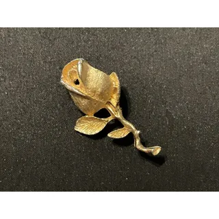 Photo of Dubarry Fifth Avenue Gold Tone Rose Brooch