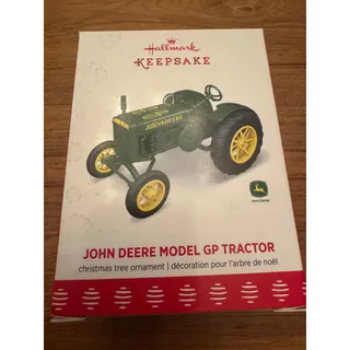 Photo of Hallmark Keepsake Christmas Ornament John Deere Model GP Tractor Farm 2017 New