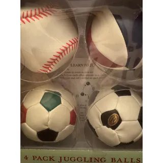 Photo of 4-Pack Juggling Balls Set for Beginners.