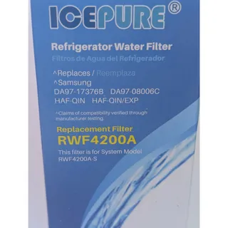 Photo of ICEPURE RWF4200A Refrigerator Water Filter Samsung DA97-17376B HAF-QIN Sealed