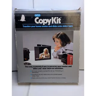 Photo of Vintage Sima CopyKit Film Slide to Video Transfer Screen 8mm Super 8 16mm Box