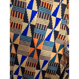 Photo of Fresh Prints of Bel-Air Mens Medium Kente African Print Volley Shorts NWT NEW