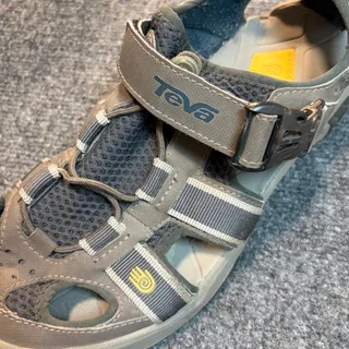 Photo of Teva Womens 8.5 Omnium Closed Toe Hiking Sandals Gray Water Sport Shoes Gorpcore