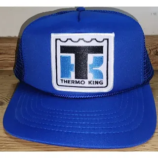 Photo of KC Thermo King Trucker Hat Men's One Size Adjustable Royal Blue Mesh Snapback