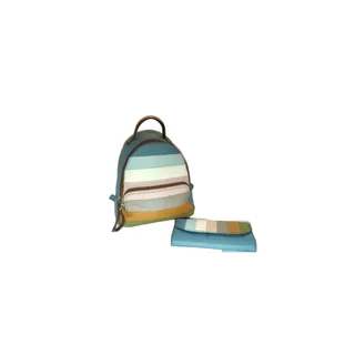 Photo of Fossil Megan Leather Mini Backpack & Fossil Logan RFID Wallet Set