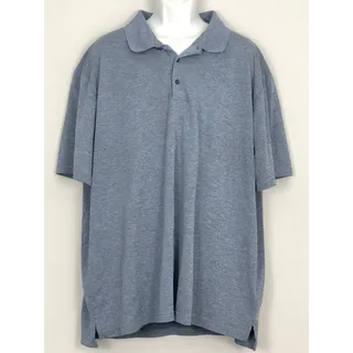 Photo of Adidas PRIMEGREEN Polo Mens 3XL Heather Blue/Gray Short Sleeve Athletic Golf