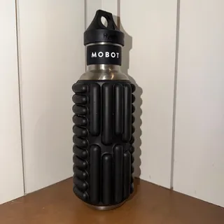Photo of MOBOT Grace 27oz Black Foam Roller Water Bottle Fitness Recovery