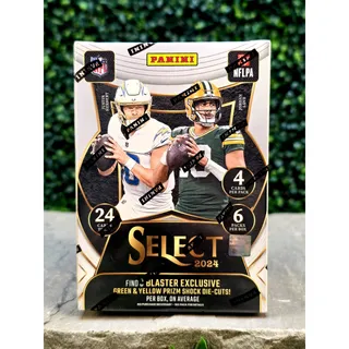 Photo of 2024 Panini Select Football Blaster Box Red & Blue Prizm Shock Factory Sealed