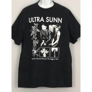 Photo of Ultra Sunn Band T-Shirt Black XL Industrial Goth EBM Darkwave Coldwave