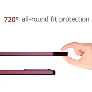 Photo of Samsung Galaxy A14 5G Case 360 Full Body Protect Double Sided Glass Bumper Red