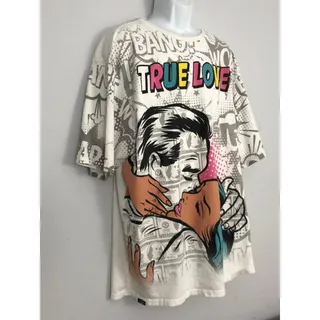 Photo of Contender CDTR Mens 6XL True Love All Over Print TShirt Comic Pop Art Streetwear