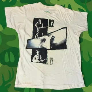 Photo of Vintage 1987 U2 The Joshua Tree Tour Tee XL Screen Stars