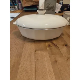 Photo of Vintage Harkerware Heritance Lidded Casserole Dish