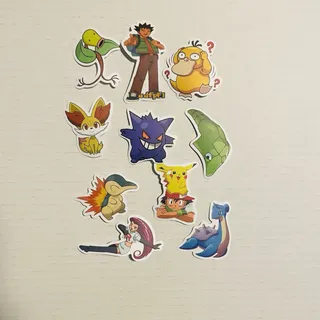 Photo of 50 Pcs Pokemon Sticker Decals Great Giveaway Items For Streaming Shows