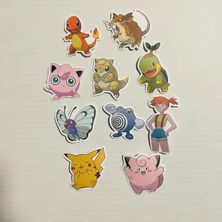 Photo of 50 Pcs Pokemon Sticker Decals Great Giveaway Items For Streaming Shows