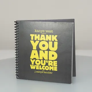 Photo of Kanye West 'Thank You' Book - Collectible Philosophy by Ye