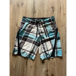 Photo of O'Neill Super Freak Blue & White Board Shorts Size 34