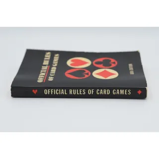 Photo of Vintage Official Rules of Card Games 60th Edition Paperback Game Night