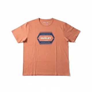 Photo of Hurley Men’s Graphic Tee Terracotta Orange XL NWT 100% Cotton