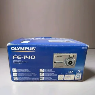 Photo of Olympus FE-140 6.0MP Digital Camera Silver Open Box Y2K Digicam w/ 256MB Card