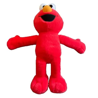 Photo of ✅Sesame Street Elmo Plush Stuffed Animal Toy Red Soft 15 inch Used Good