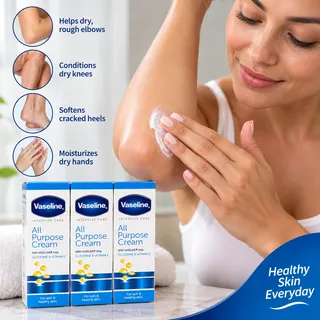 Photo of 3-Pack Vaseline Intensive Care All Purpose Cream, 3 Tubes
