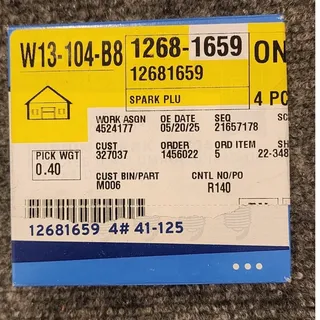 Photo of GM Genuine Parts 12681659 Iridium Spark Plugs Pack of 4 ACDelco 41-125 OEM