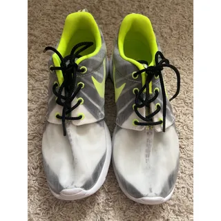 Photo of Nike Roshe Run FV QS “Pulso Forte” Black Volt White Size 7 Women’s