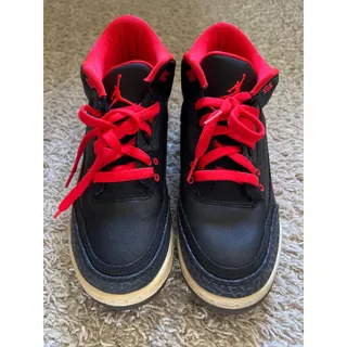 Photo of Air Jordan 3 Retro Crimson Black Size 6 Youth - Authentic - Free Shipping