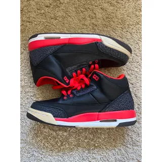 Photo of Air Jordan 3 Retro Crimson Black Size 6 Youth - Authentic - Free Shipping