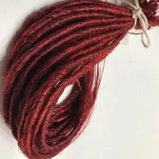 Photo of 20 Burgundy Red Dreads Dreadlocks Hair Extensions