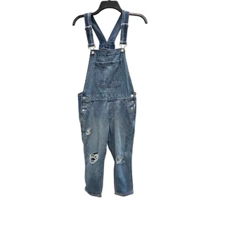 Photo of Gap Denim Women's Overalls Size Small NWT Distressed Light Wash 100% Cotton