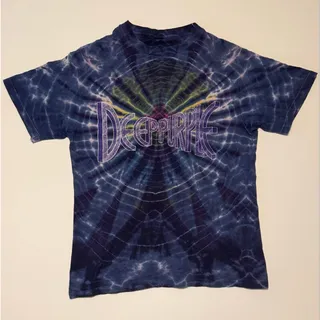 Photo of VTG Deep Purple Tie Dye Band Tee Symmetria Style No Tag