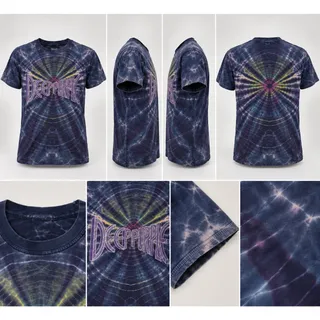 Photo of VTG Deep Purple Tie Dye Band Tee Symmetria Style No Tag