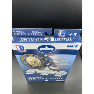 Photo of NIB The US Capitol 3D Puzzle by Daron Cubic Fun Washington DC