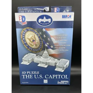 Photo of NIB The US Capitol 3D Puzzle by Daron Cubic Fun Washington DC