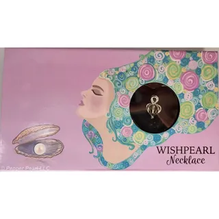 Photo of Wish Pearl Necklace Oyster Cage Pendant Chain Nickel-Free Novelty Gift