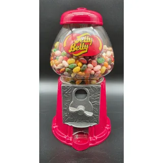 Photo of Vintage Jelly Belly Quarter Coin Dispenser Machine Glass Globe Decor Collector
