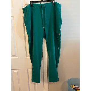 Photo of HH360 by Healing Hands "Nikki" 7-Pocket Scrub Pants teal size 2x