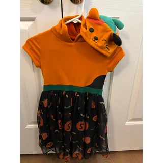 Photo of Girls' Squishmallows Halloween Cosplay Short Sleeve Dress size medium