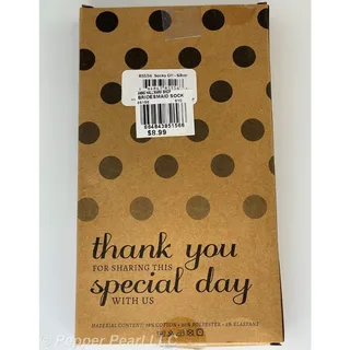 Photo of Bridesmaid Gift Socks Knock Your Socks Off Gorgeous One Size Hand Made Polka Dot