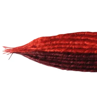 Photo of 20 Red and Burgundy Dreads Dreadlocks Hair Extensions
