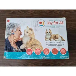 Photo of Ageless Innovation Joy For All Companion Pet Orange Tabby Cat