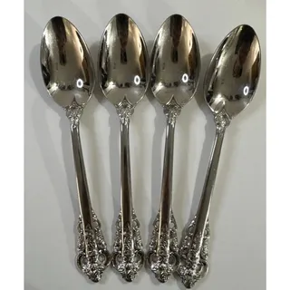 Photo of Set of 4 Tablespoons - Baroque by Godinger Flatware - 18/10 Stainless