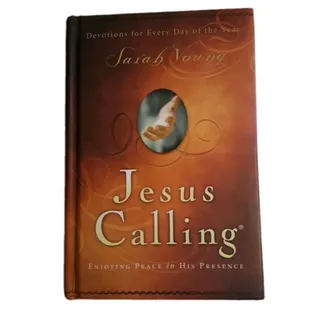 Photo of "Jesus Calling: Enjoying Peace in His Presence" by Sarah Young.