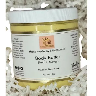 Photo of Shea Mango Body Butter Handmade Natural Moisturizer 8 oz