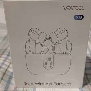 Photo of NIB X8 Bluetooth 5.4 Wireless Earbuds, Touch Control, IP7, Dual Display