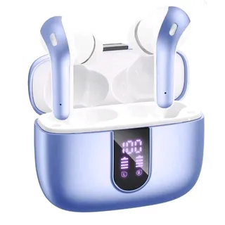 Photo of NIB X8 Bluetooth 5.4 Wireless Earbuds, Touch Control, IP7, Dual Display
