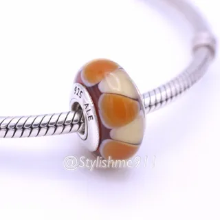 Photo of Authentic PANDORA Captivating Amber Charm - 790638